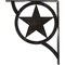 Ekena Millwork Austin Wrought Iron Bracket, (Triple center brace), Antiqued Silver 2"W x 12"D x 15"H BKTM02X12X15TAUASV - alternate 6